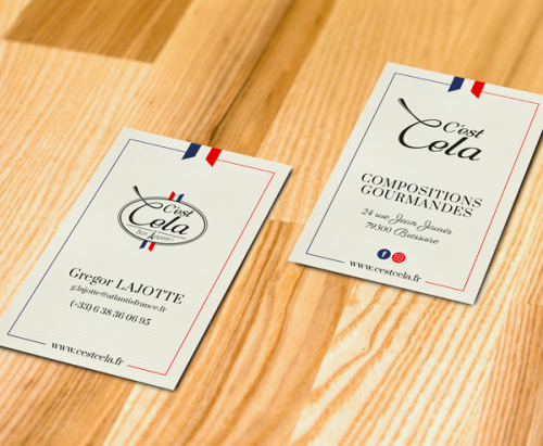 C'EST CELA | Carte de visite recto-verso