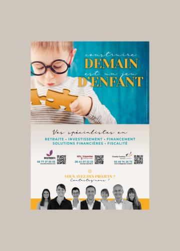 Affiche pour un groupement autour du patrimoine