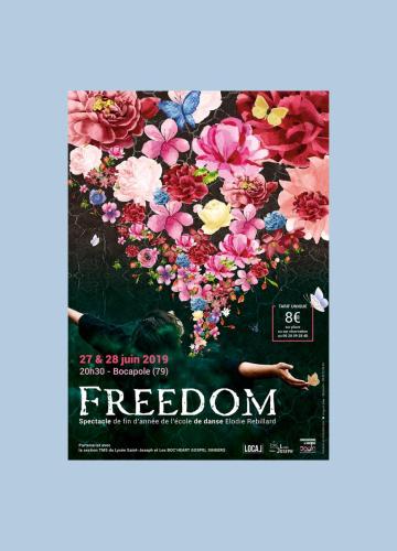 Affiche pour un spectacle de danse | 2019